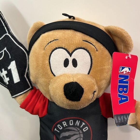 Toronto Raptors NBA Basketball Plush Bear Stuffed Animal #1 Fan - Picture 2 of 8